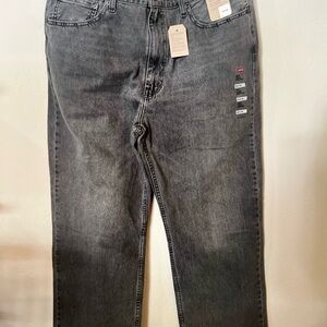 Levi's Men's Dark Gray Relaxed Jeans